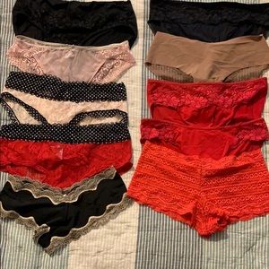 Lace panties in bundle